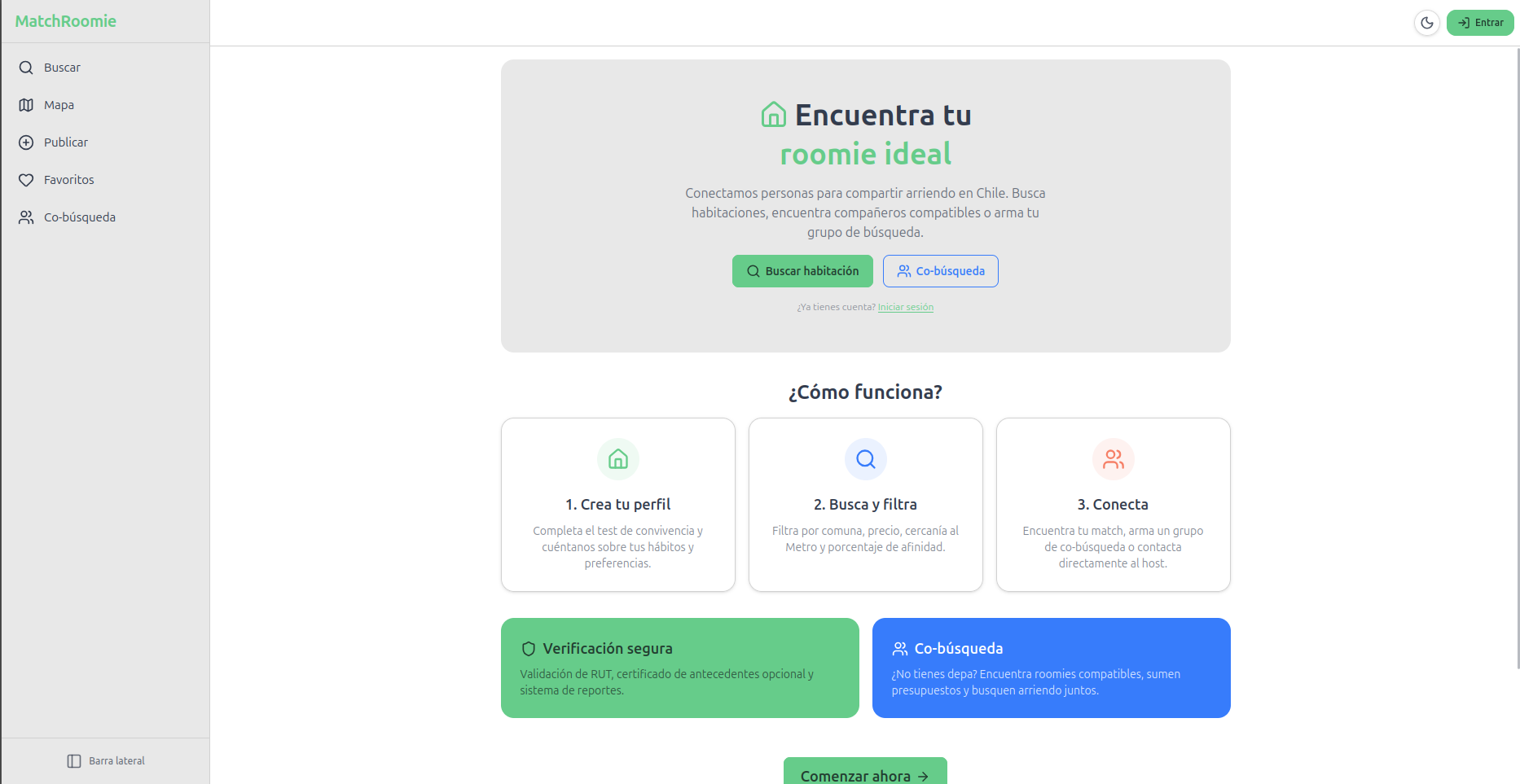 MatchRoomie Chile