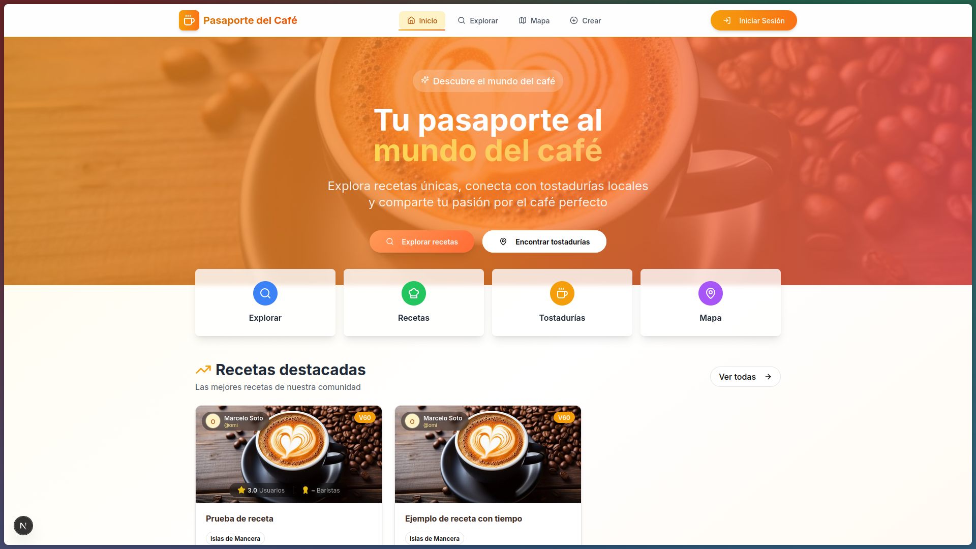 Pasaporte del Cafe